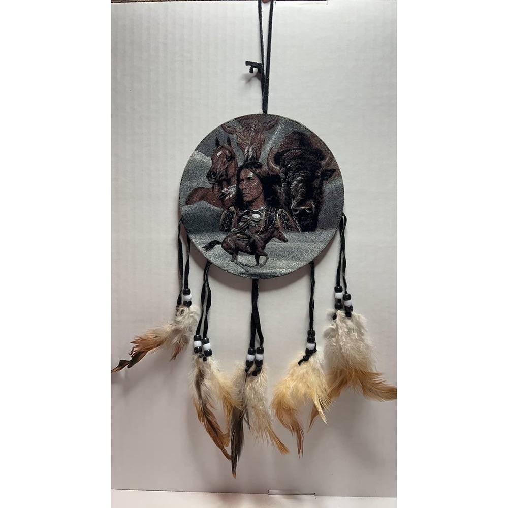 Native American Themed‎ Dreamcatcher with Feathers